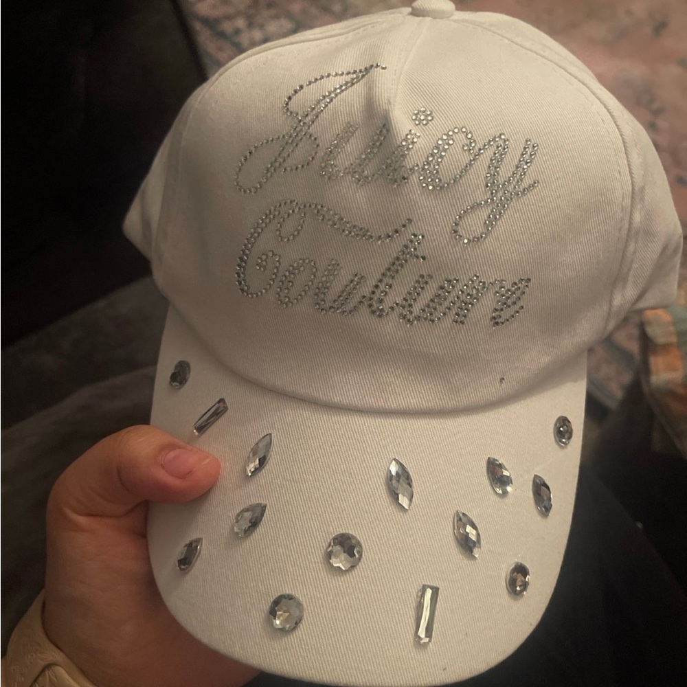 NWT Juicy Couture Baseball Cap Crystals Rhinestones